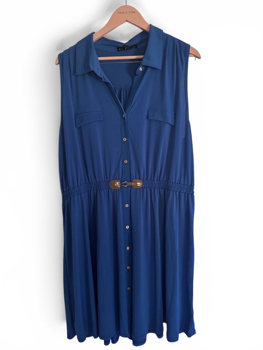 NWT Royal Blue Sleeveless Casual Dress